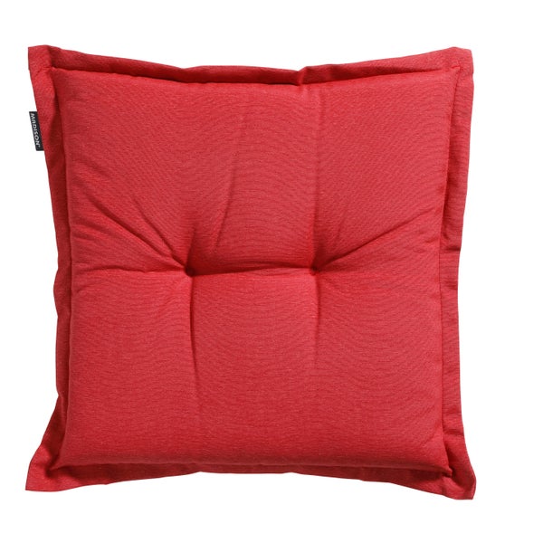 Sitzkissen Panama ziegelrot - Ca. 50x50 cm - 4er-Set