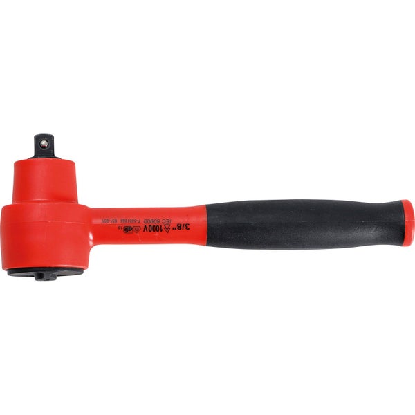 BGS VDE-Umschaltknarre feinverzahnt 10 mm (3/8) 1000 V - 701