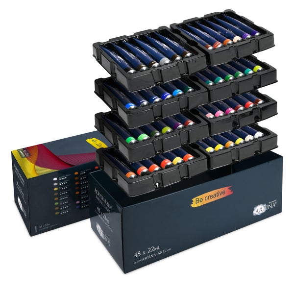 Artina Acrylfarbenset Crylic 48x22ml