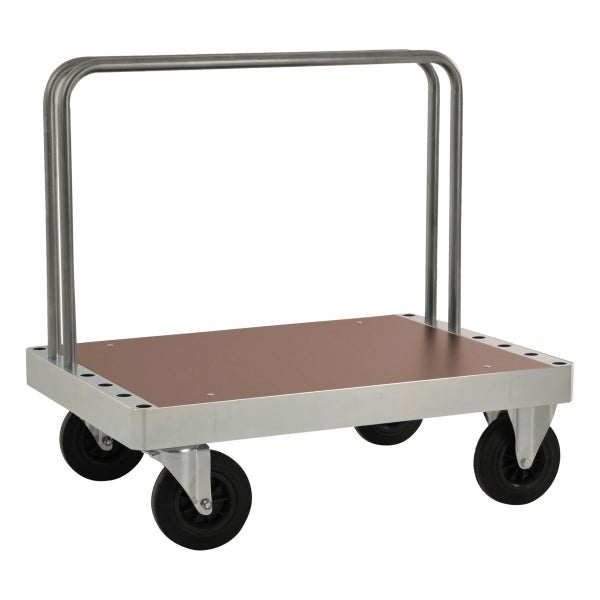 Transportwagen mit Holzplatte und Griff