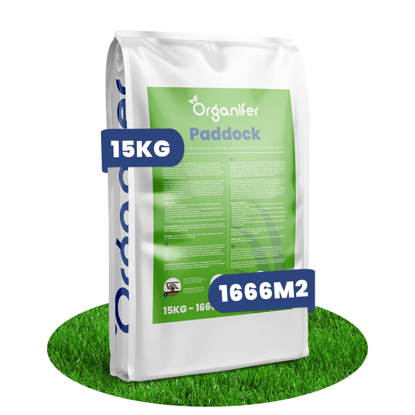 Organifer Paddock Grassamen 15 kg für 1666 m²