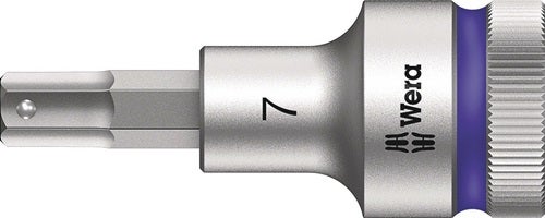 Wera Steckschlüsseleinsatz 8740 C HF 1/2 SW 7 mm Länge 60 mm - 5003823001