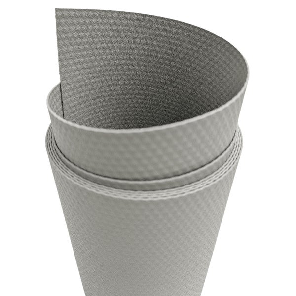 Graue Bodenmatte aus Kunststoff