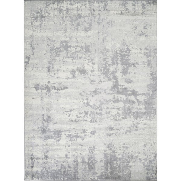 Abstrakt Moderner Teppich Grau/Elfenbein 130x180 cm VICTOIRE