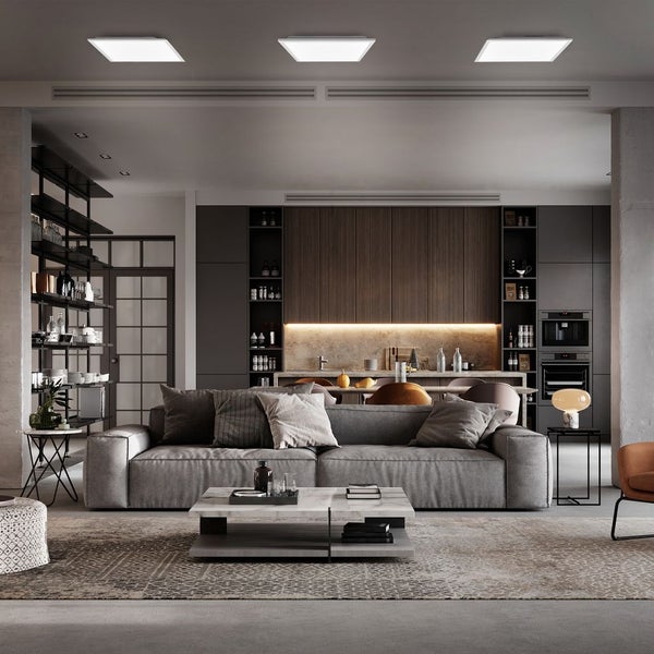 LED Panel 45x45 cm - 22W, 2200lm, flach, neutralweiß, weiß