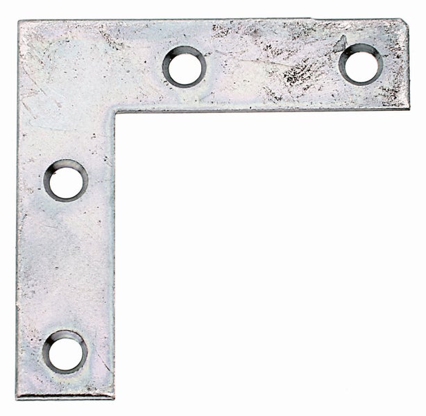 Winkelverbinder aus Metall mit vier Schraublöchern für stabile Holzverbindungen