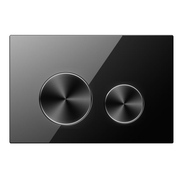 Toilettenspülplatte mit zwei Tasten für unterschiedliche Spülmengen