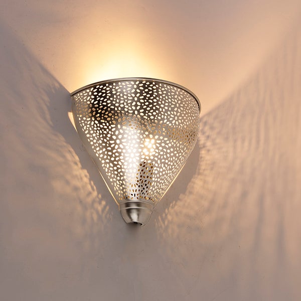 Wandleuchte mit Muster