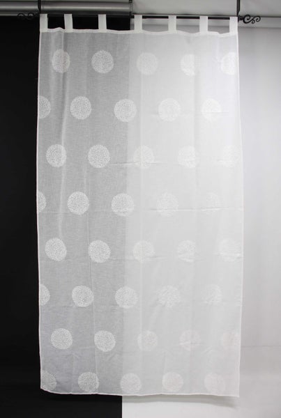 FRANK FLECHTWAREN | Vorhang Modern Circles, POLYESTER, 135 x 240 cm