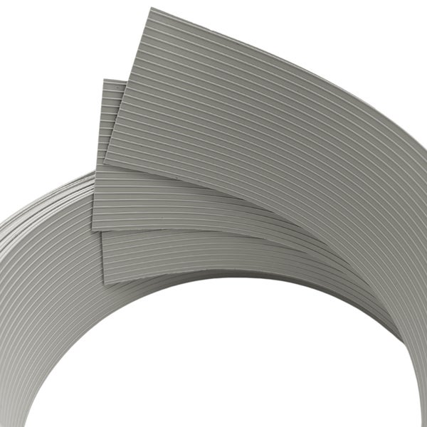 Kunststoff-Kantenschutzprofil mit Rillen