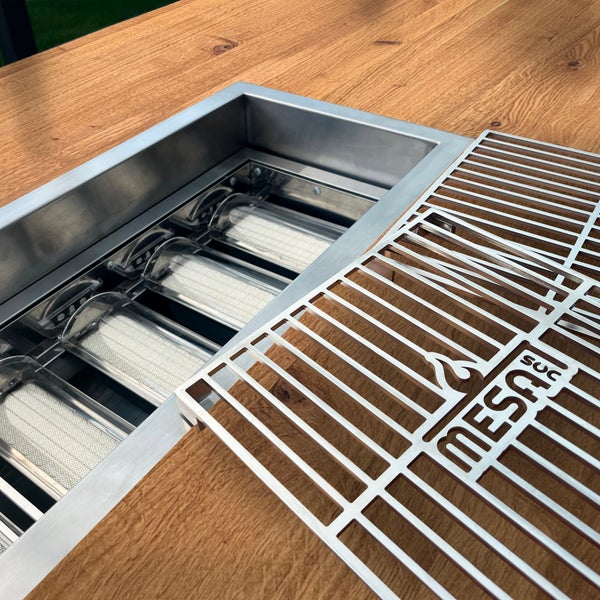 Mesa Dos Grilltisch in Eiche geölt 110cm x 220cm