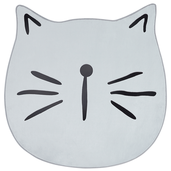Kinderteppich KITTY Grau ø 100 cm