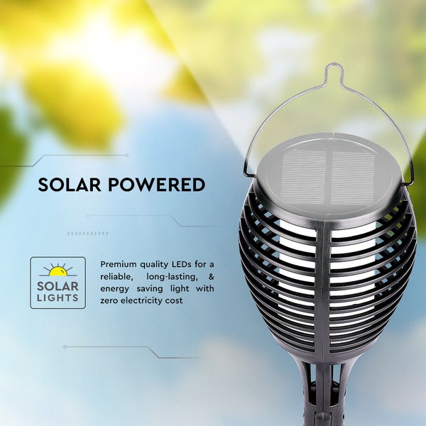 Solarleuchte mit Solarpanel und LED-Leuchten