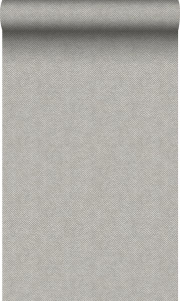 Origin Wallcoverings Tapete Fischgrätmuster Helltaupe - 53 cm x 10.05 m - 347666