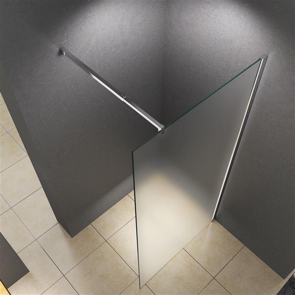 Glaswerk Westfalen - LiLy 90x200 cm Walk in Duschwand Satiniert