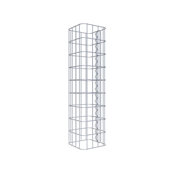 Gabionensäule 22 x 22 cm, MW 5 x 10 cm eckig - Höhe: 0,90 m