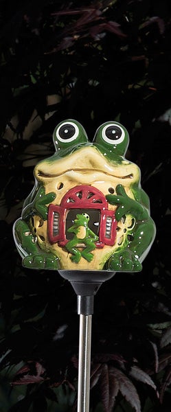 Gartenstecker Frosch