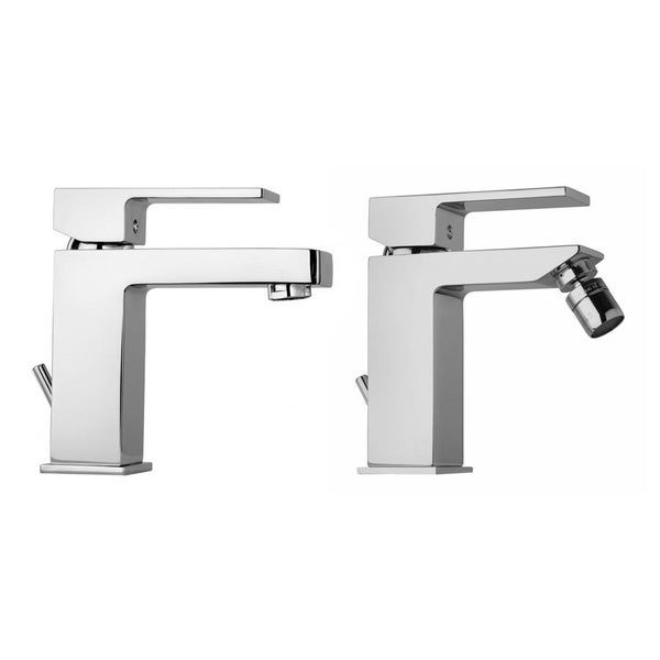 Waschtischarmatur und Bidetarmatur aus Metall