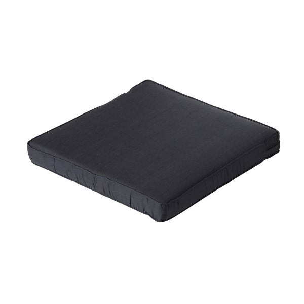 Lounge Sitzkissen Basic schwarz - ca. 73x73 cm - 2er-Set