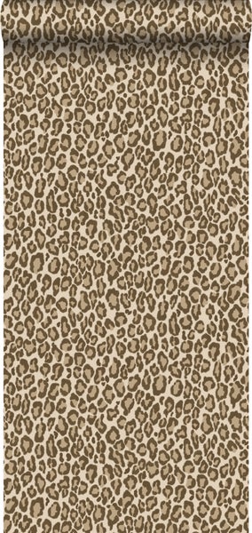 Walls4You Tapete Leopardenmuster Beige - 0,53 x 10,05 m - 935328
