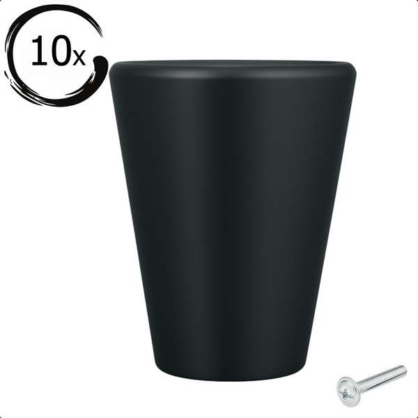 Zehn Möbelknöpfe mit Schraube