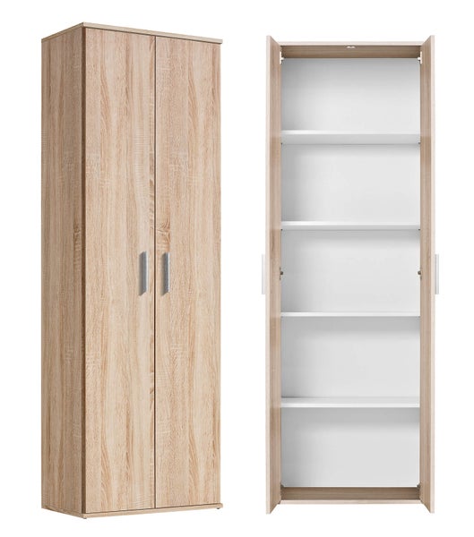 mokebo Schrank in Braun 'Der Lange', Mehrzweckschrank, Allzweckschrank oder Aufbewahrungsschrank