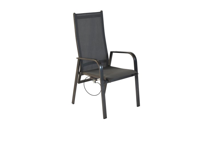 Alassio Gartensessel, verstellbar durch Gasdruck, 2er Set