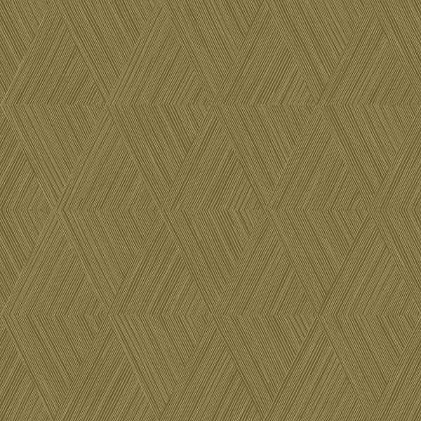 Tapete mit geometrischem Rautenmuster und Streifen