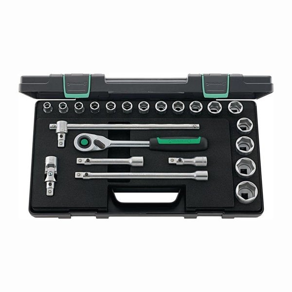 Stahlwille Steckschlüsselsatz 52/16/6QR 22tlg. 1/2″ SW 10-32 mm Anzahl Zähne 80 6-kant - 96031480