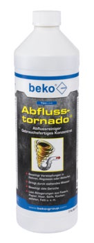 beko Abflusstenado Abflussreiniger gebrauchsfertiges Konzentrat zur Beseitigung von Verstopfungen in Rohren und Abflüssen