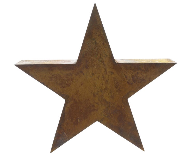 FRANK FLECHTWAREN | Stern Rost, Ø 29 x 5 cm, METALL