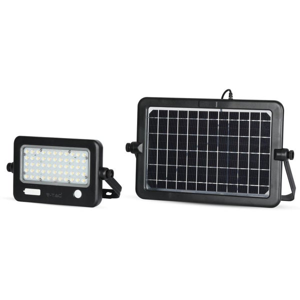 Solarstrahler mit LED Leuchte und Solarpanel