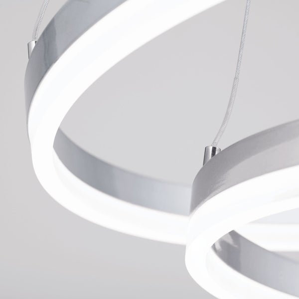 LED Hängeleuchte Vlotter Ø 60cm Titan 3000K 70W 3850lm