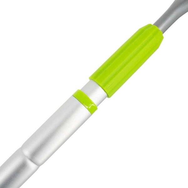 Kleinfächerbesen (Stahl) mit Teleskopstiel