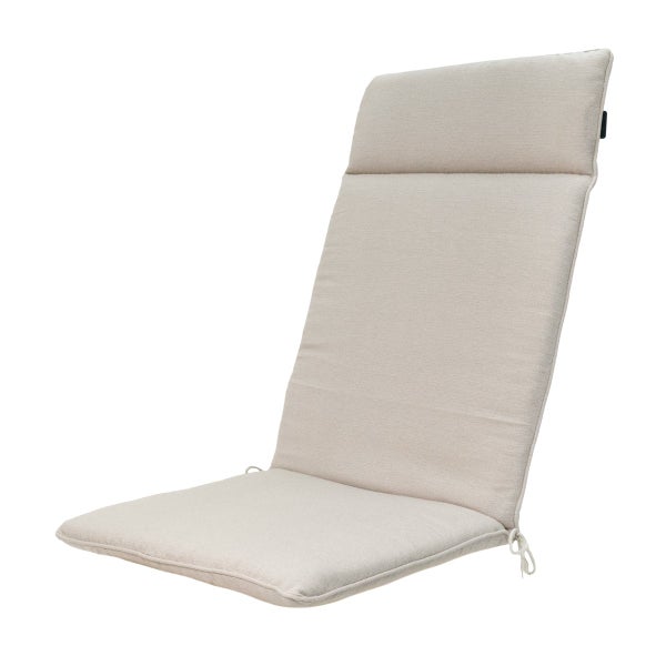 Hochlehnerauflage Naples taupe - Ca. 120x50 cm - 4er-Set