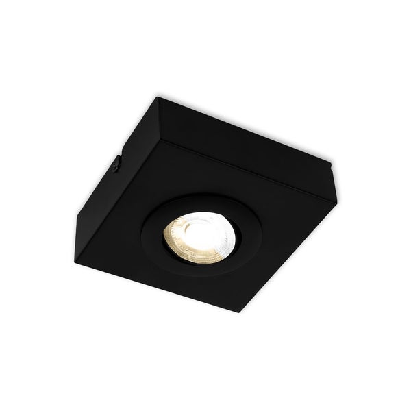 CTS LED ceiling light, black, 1xLED-platine/4W