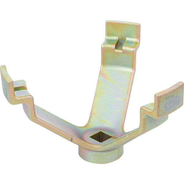 BGS Technic 3-armiger Tankgeberschlüssel für Kraftstofftanks aus Metall mit Vierkantaufnahme.