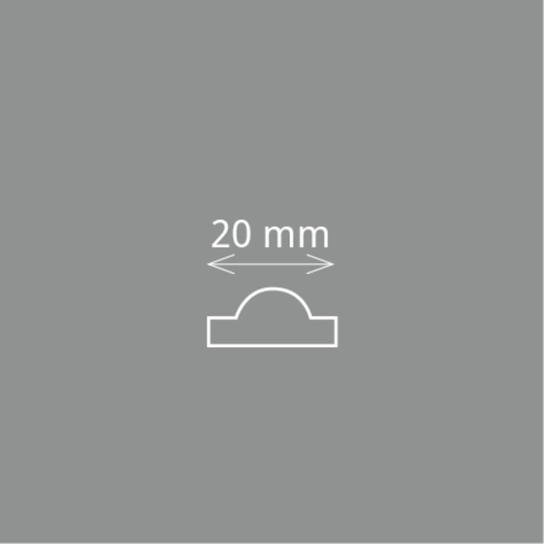 HOMESTAR Zierleiste I 20 (20 mm), Länge 2 m
