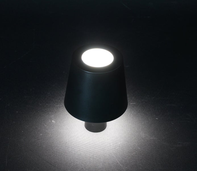 FRANK FLECHTWAREN | LED-Lampe Flaschenleuchte, 10,5 x 10,5 x 14 cm, KUNSTSTOFF