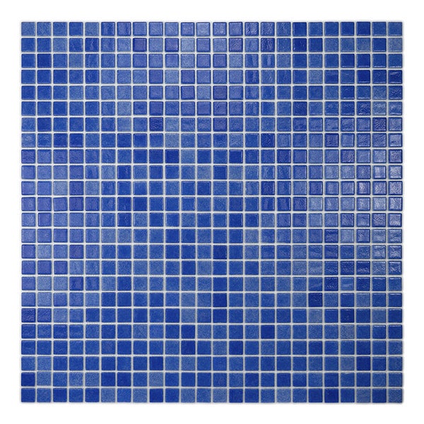 Quadratische Mosaikfliesen auf einem Netzverbund als Fliesenmatte zur Wandgestaltung