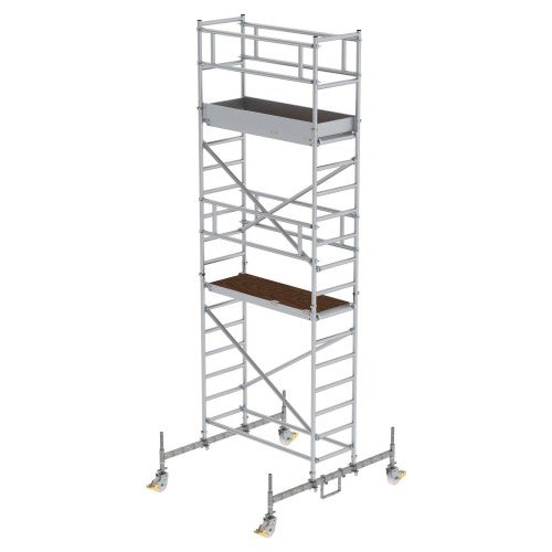 Rollgerüst mit zwei Plattformen