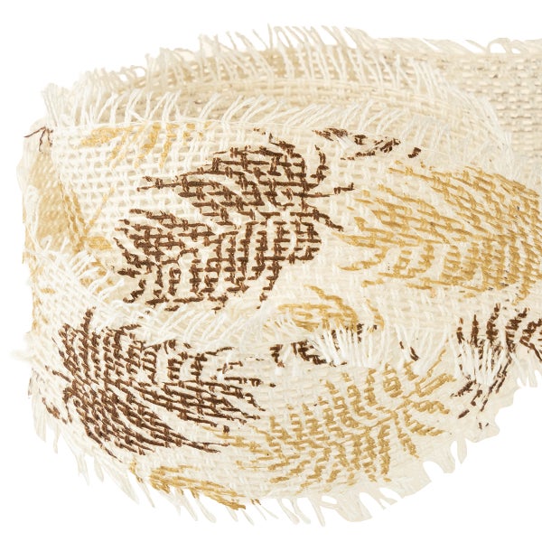 Dekoratives Stoffband mit Pflanzenmuster