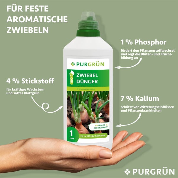 Purgrün Bio-Zwiebeldünger 1 Liter