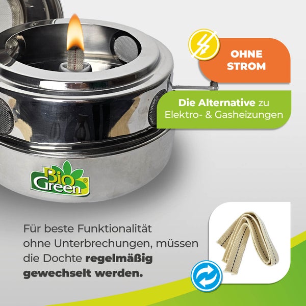 Ersatzdocht für Paraffin Gewächshausheizung Warmax Mini und Warmax Antifrost