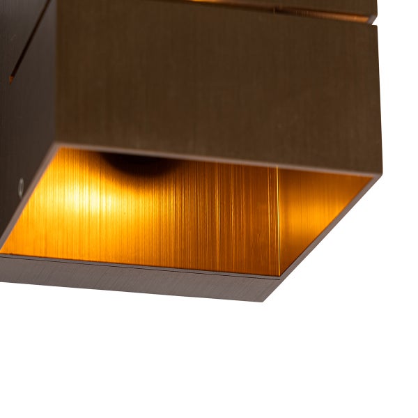 Set mit 4 Smart Wandleuchten Dunkelbronze 9,7 cm Inkl. WiFi G9 - Transfer Groove