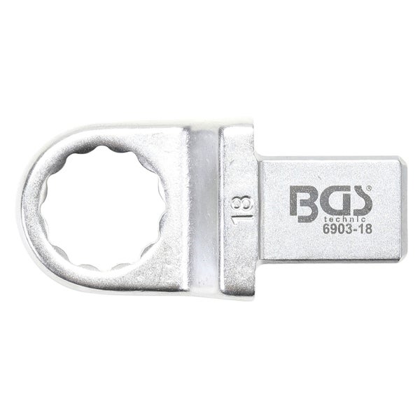 BGS Einsteck-Ringschlüssel 18 mm Aufnahme 14 x 18 - 6903-18