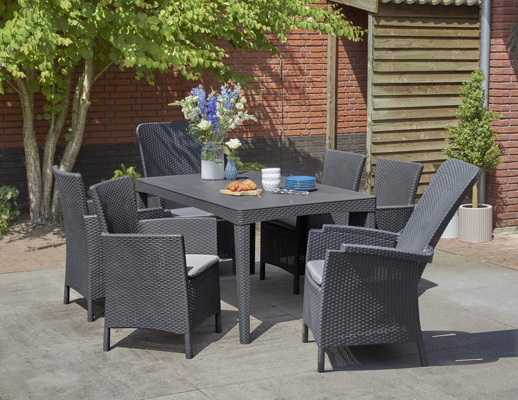 Keter Vermont Gartenstuhl - 64x68x107cm – Graphit