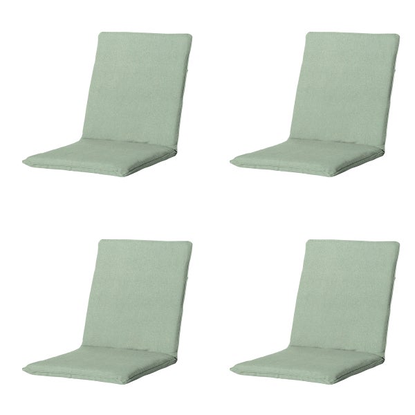 Stuhlauflage Stapelstuhl Naples khaki - Ca. 97x49 cm - 4er-Set