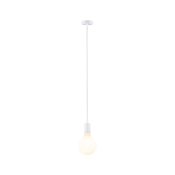 Pendelleuchte Ravi IP44 E27 3000K 400lm 4,3W Weiß matt dimmbar