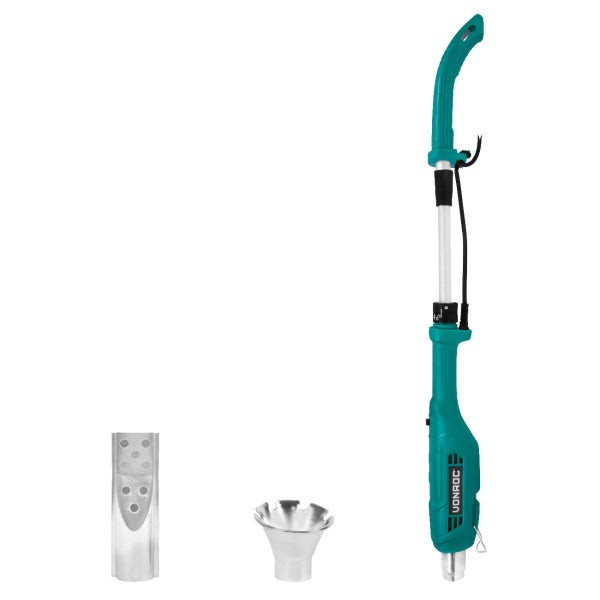 VONROC Unkrautvernichter elektrisch 2000W - Unkraut Entferner Gerät bis zu 600C - 2 in 1 Unkrautbrenner und Grillanzünder